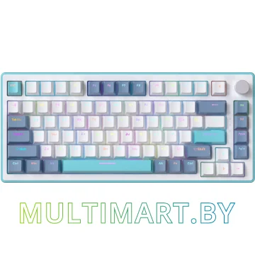 Клавиатура JEGG ZA82 White Navy Blue (OUTEMU Orange)